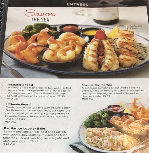 Order Now. . Dinner red lobster menu